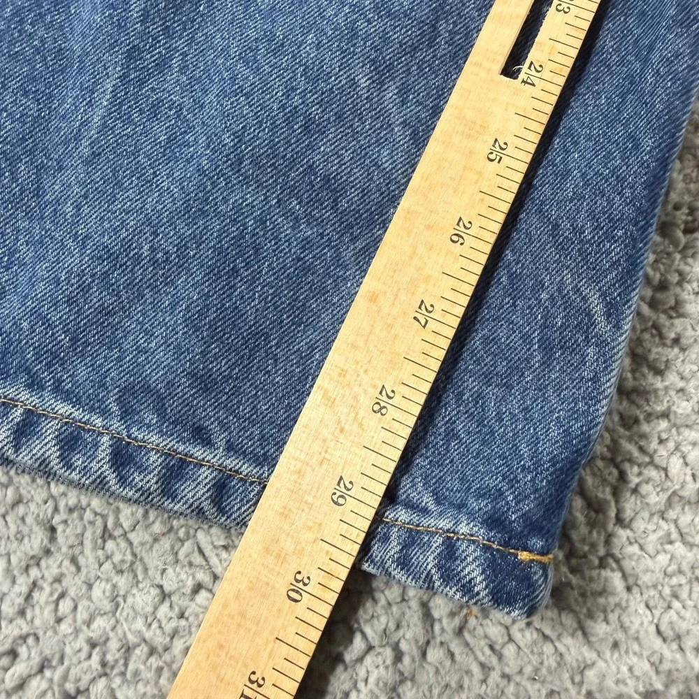 Vintage Tommy Hilfiger Jeans Mens 32x30 Blue Denim Wide Leg Baggy 90s Y2K THJ